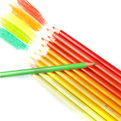 Multicolor Oil Color Pencils Colored Wood Sketching Pencil Wood Professional Watercolor Pencil Soft Watercolor Pencil For School Draw Sketch Art Supplies