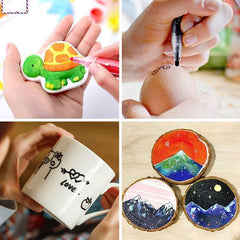24 36 Colors Acrylic Paint Markers Pens Set