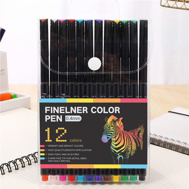 12/24/36/48/60/100 Gel Pen Colorful Neutral Permanent Fineliner Pens For School Office Art Marker Pen Set Ink Markers Pen