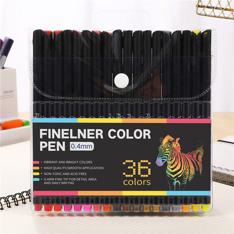 12/24/36/48/60/100 Gel Pen Colorful Neutral Permanent Fineliner Pens