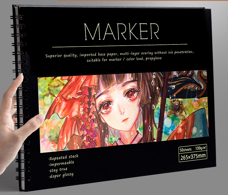 8K 50 Sheets of Thickened Paper Sketchbook