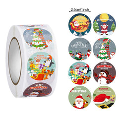 500pcs/roll 2.5cm Sealing Label Sticker Gifts Box Labels Decorations