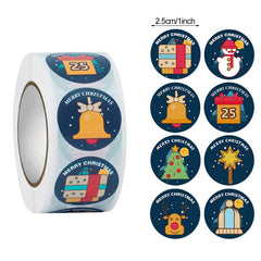 500pcs/roll 2.5cm Sealing Label Sticker Gifts Box Labels Decorations