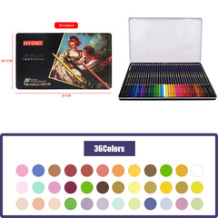Professional Watercolor Pencil 72 Colors Soft Water Soluble Colored Pencils For Painting Student Artist Art Supplies