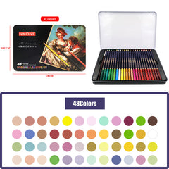 Professional Watercolor Pencil 72 Colors Soft Water Soluble Colored Pencils For Painting Student Artist Art Supplies